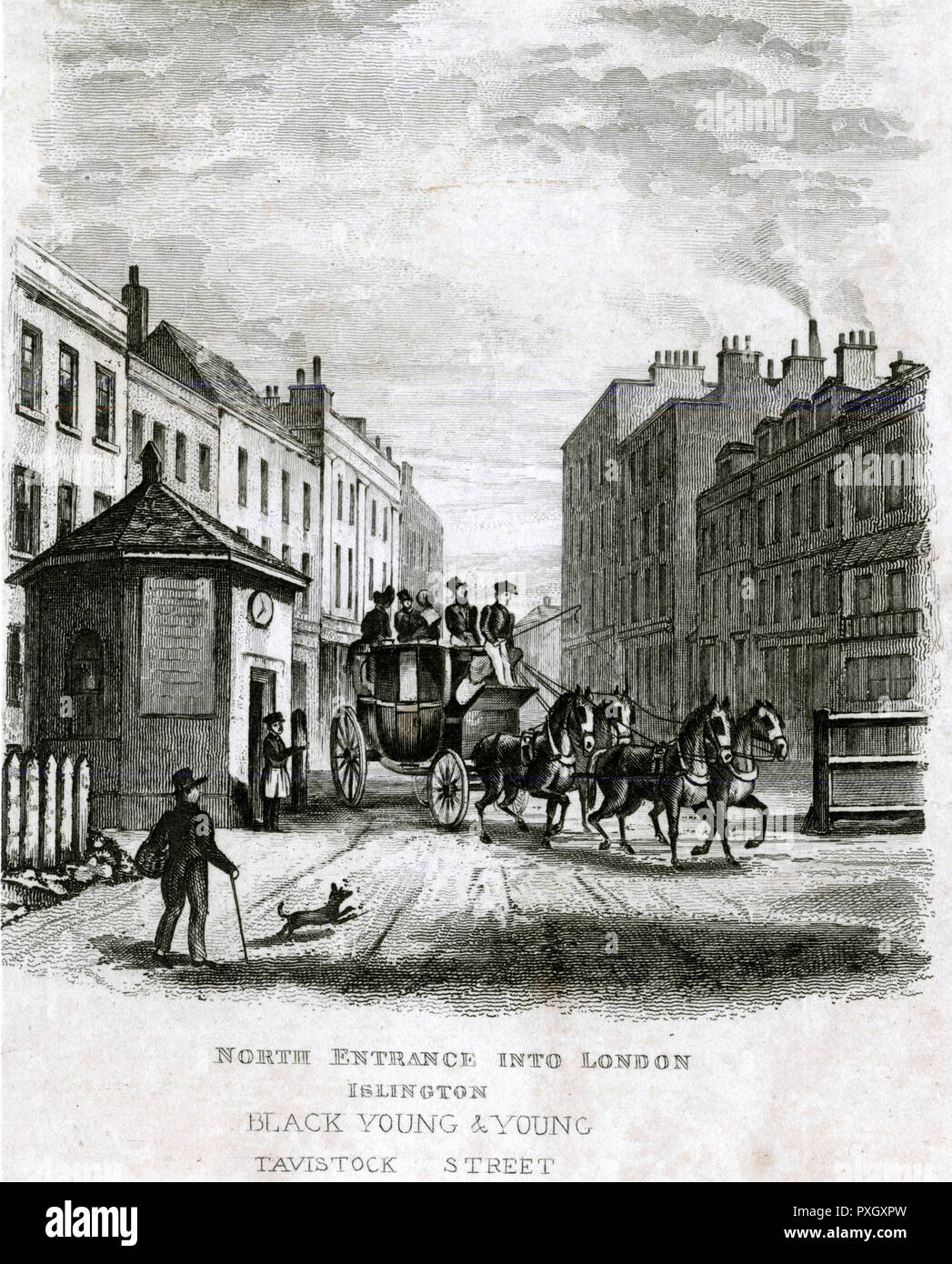 North entrance into London, Islington, Black Young & Young Tavistock