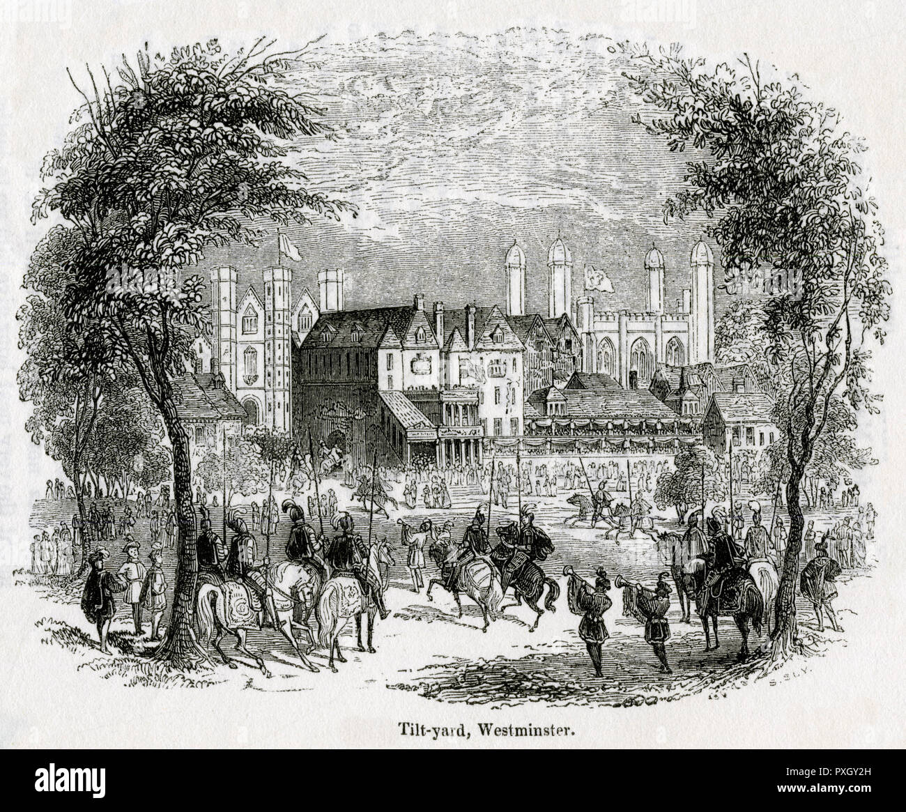 Tiltyard at Westminster Stock Photo Alamy