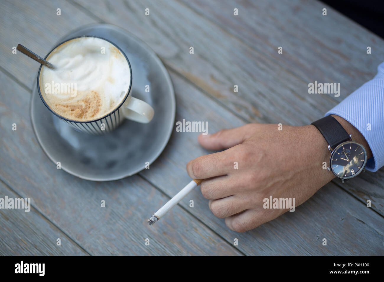 coffee and cigarettes watch Cigarettes watch hi-res stock photography and images