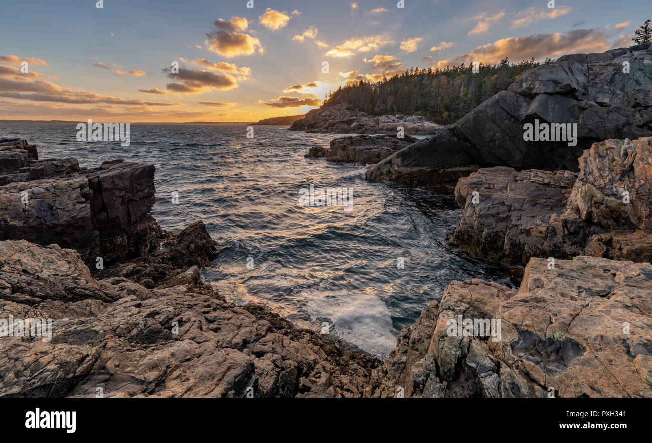 Autumn in Acadia National Park Stock Photo - Alamy