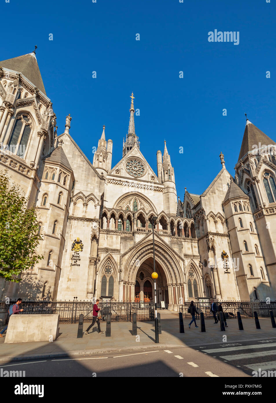 The Royal Courts of Justice, Strand, London. Stock Photo