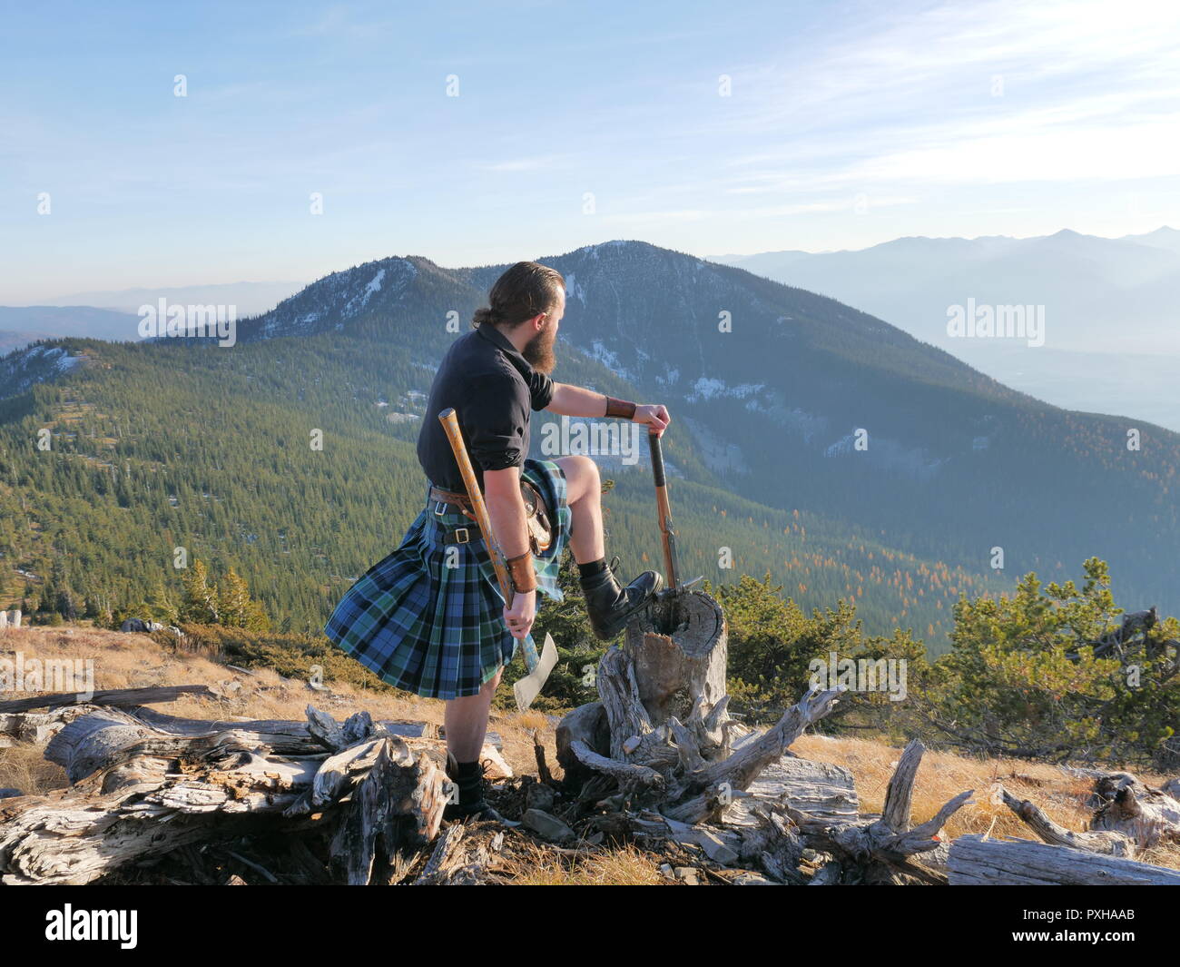 Scottish warrior hi-res stock photography and images - Alamy