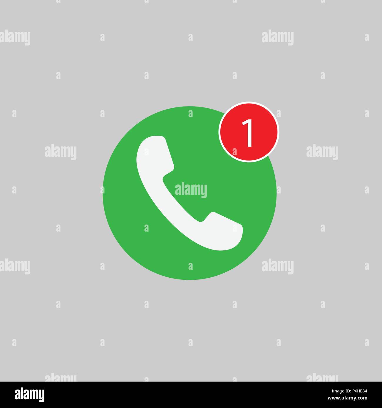 Missed call vector vectors hi-res stock photography and ...