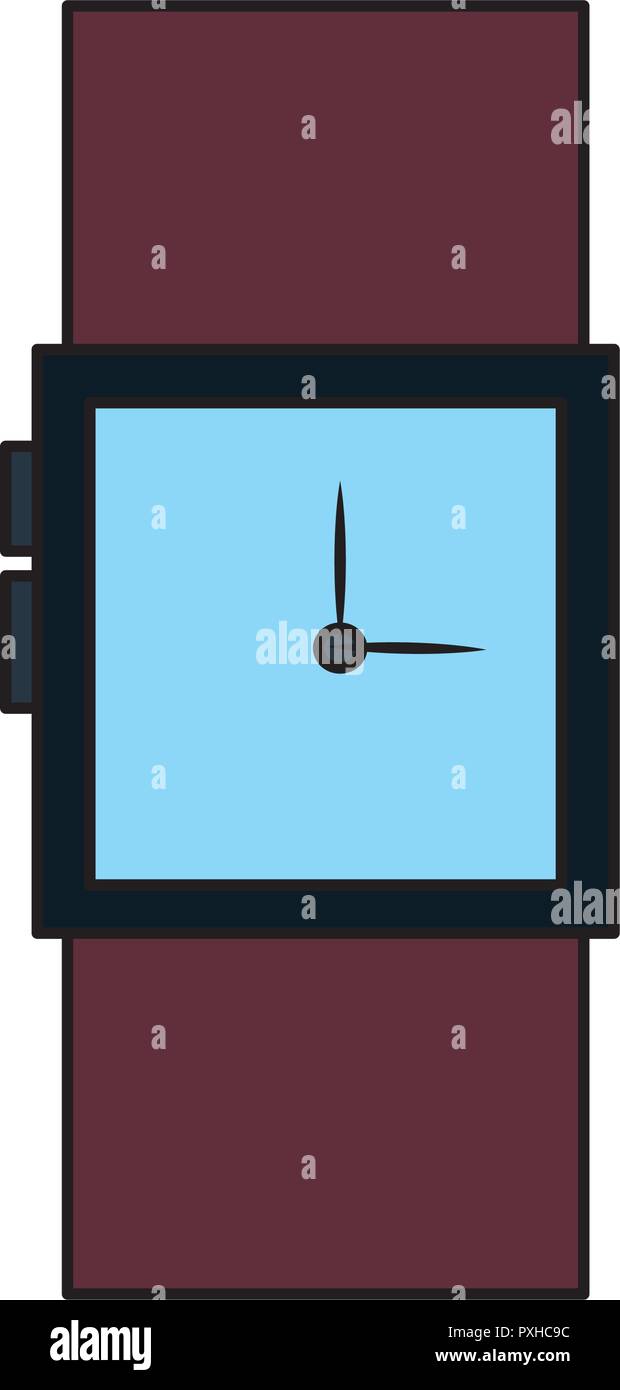 wrist watch accessory on white background Stock Vector Image & Art - Alamy