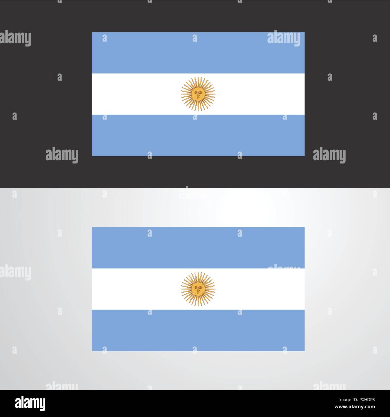 Argentina Flag banner design Stock Vector Image & Art - Alamy