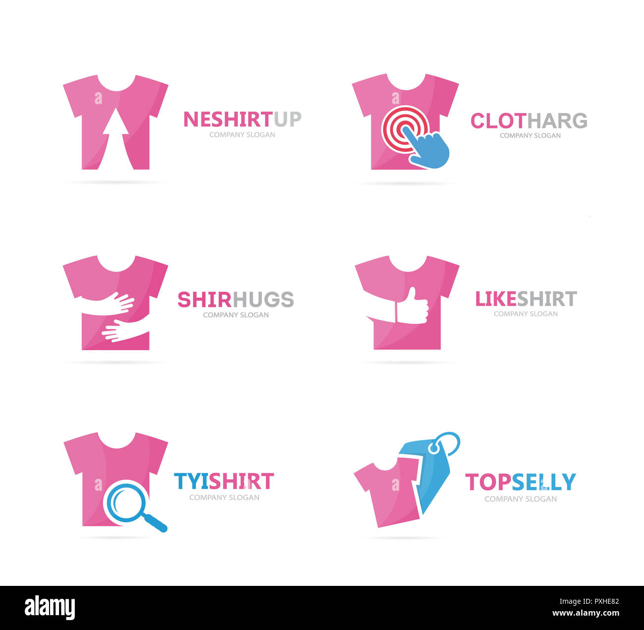 Set Of T Shirt Logo Combination Garment And Cloth Symbol Or Icon Unique Apparel And Fashion Logotype Design Template Stock Photo Alamy Set Of T Shirt Logo Combination Garment And Cloth Symbol Or Icon Unique Apparel And Fashion Logotype Design Template Stock Photo Alamy