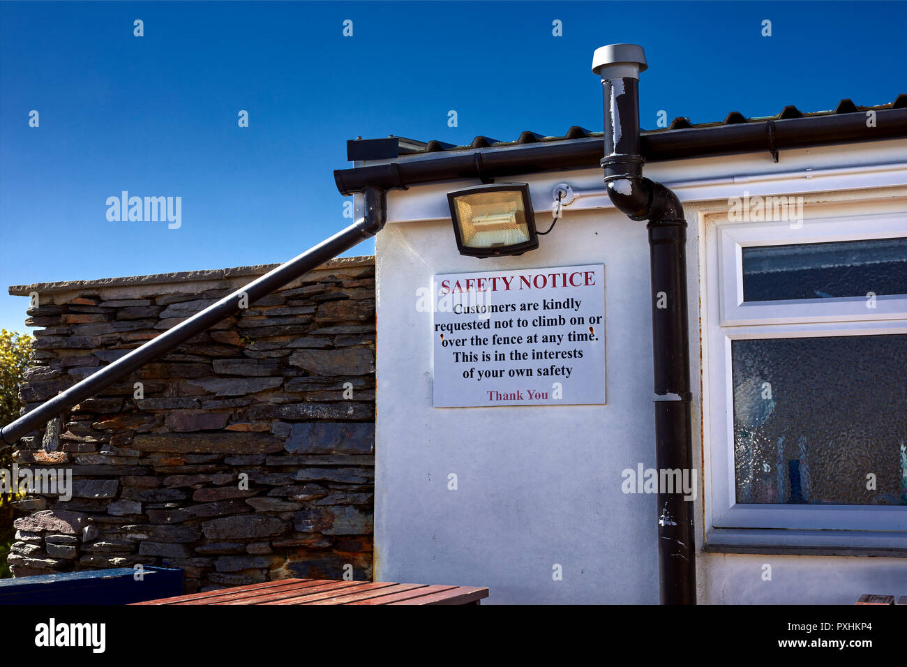 Cafe at Easdale Stock Photo