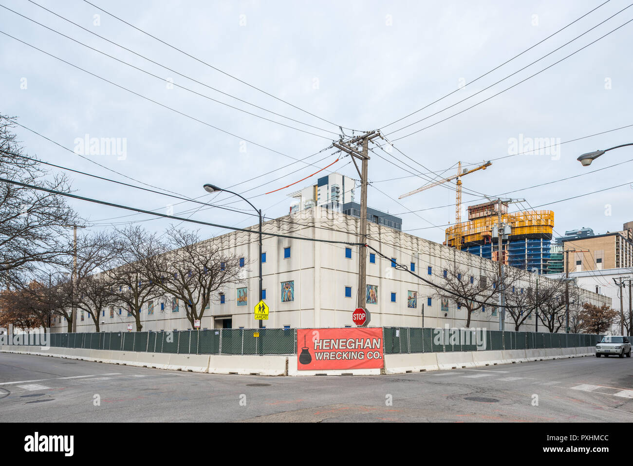 Image showcasing Industrial building in Chicago Stock Photo - Alamy