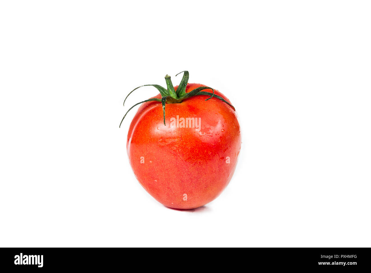 Tomato isolated in white background Stock Photo - Alamy