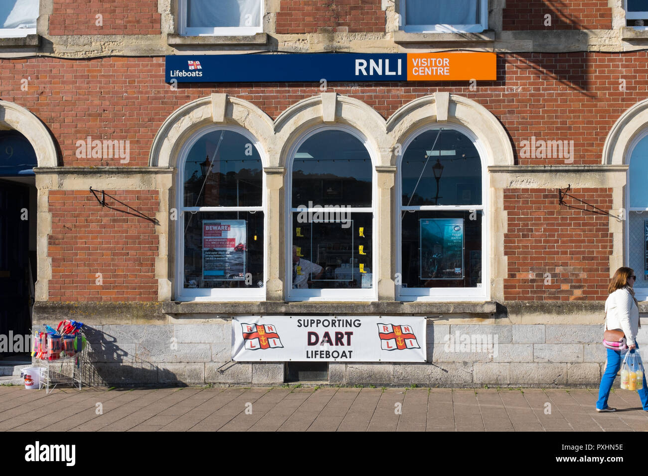 RNLI Visitor Centre in Dartmouth, Devon, UK Stock Photo