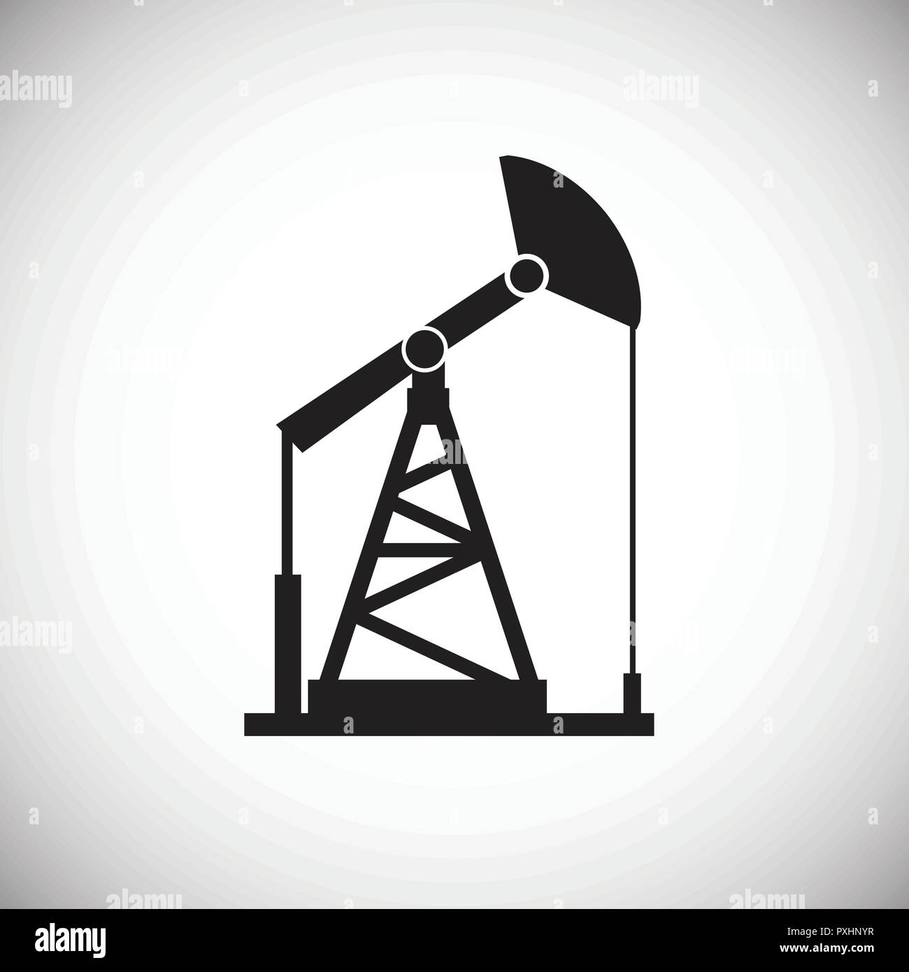 Oil pump on white background Stock Vector Image & Art - Alamy