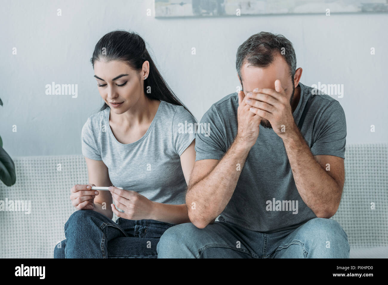 Woman pregnant partner upset hires stock photography and images Alamy(02)