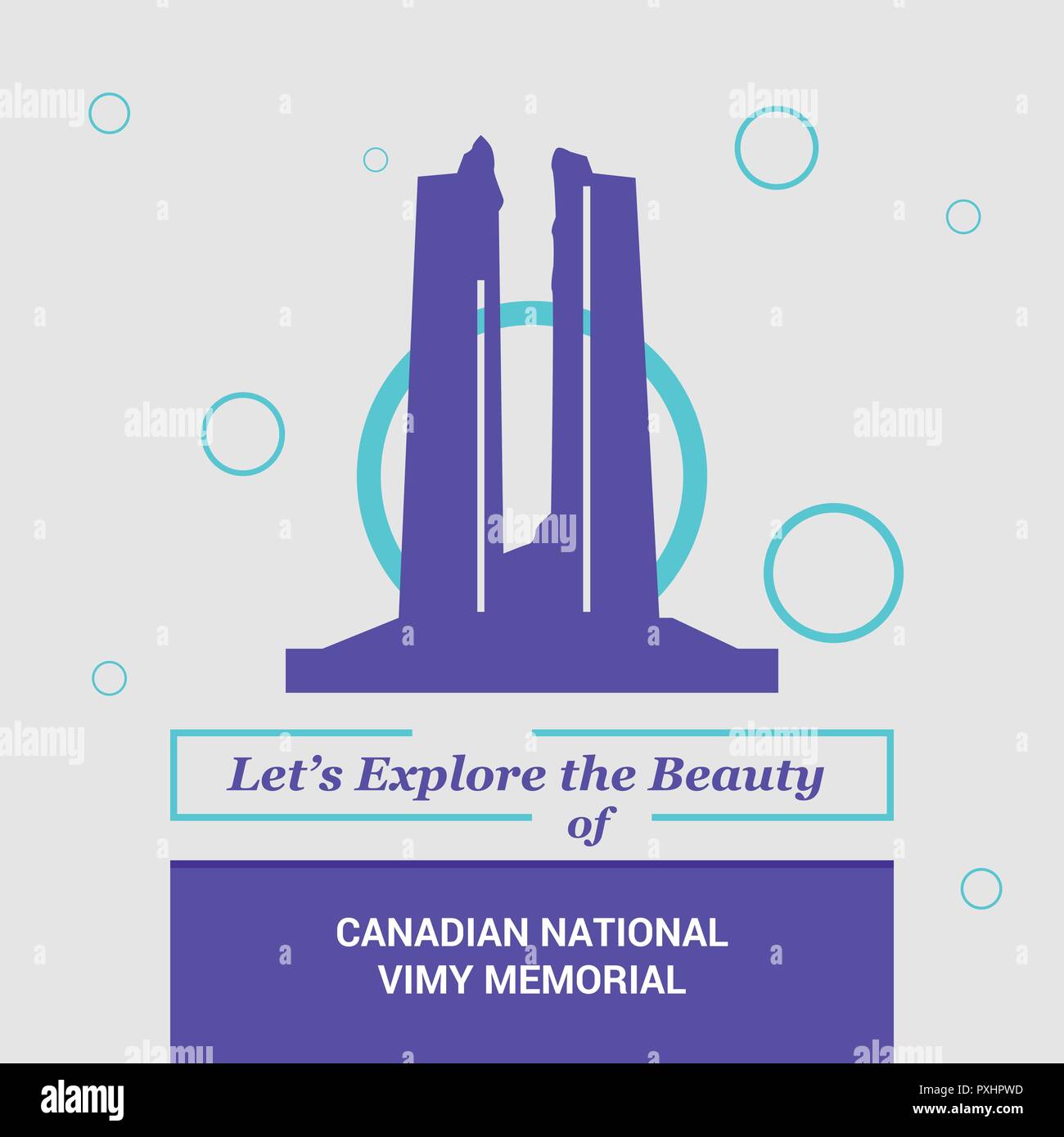 National canadian memorial vimy Stock Vector Images - Alamy