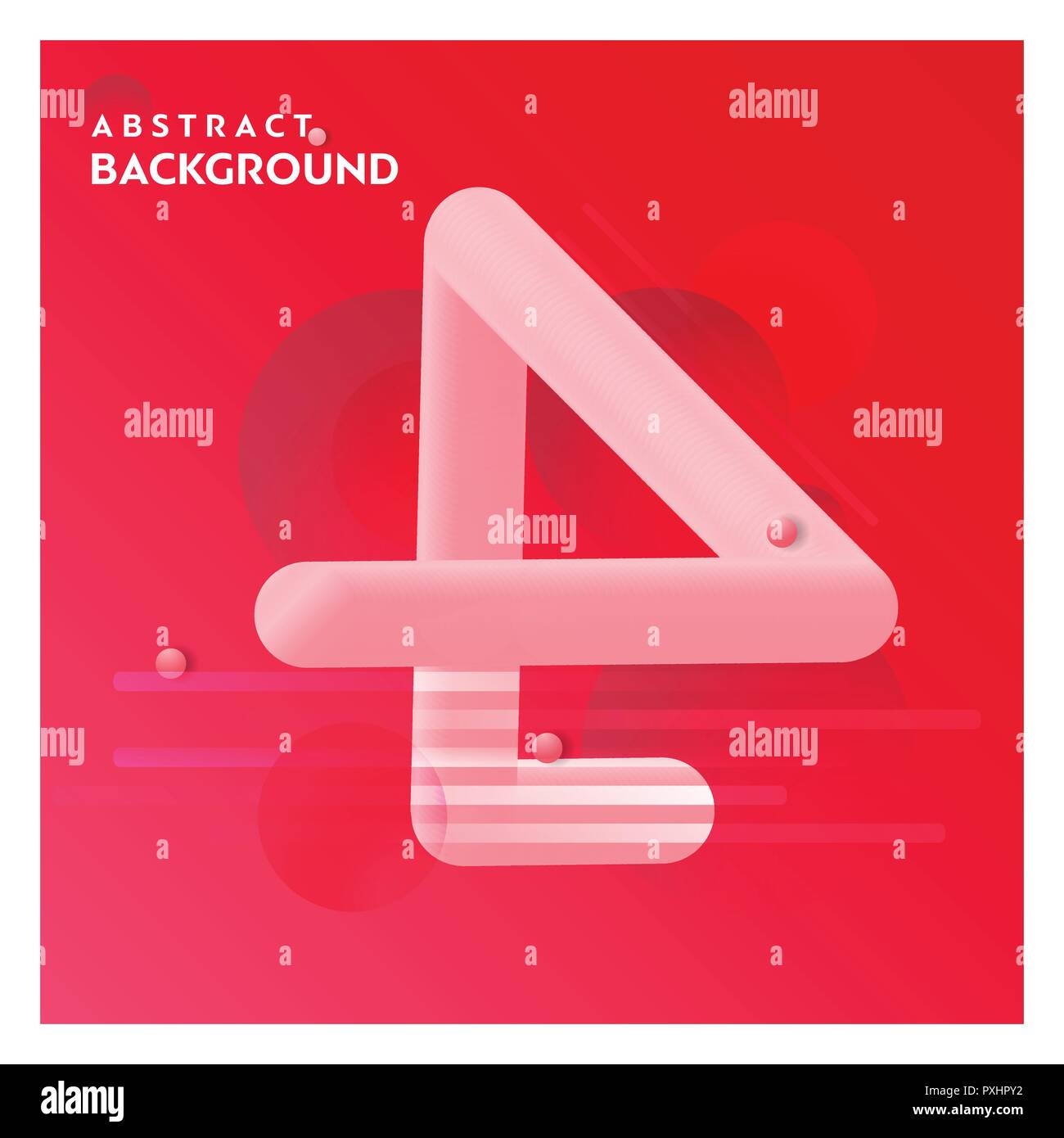 Abstract line background with red background vector Stock Vector Image ...