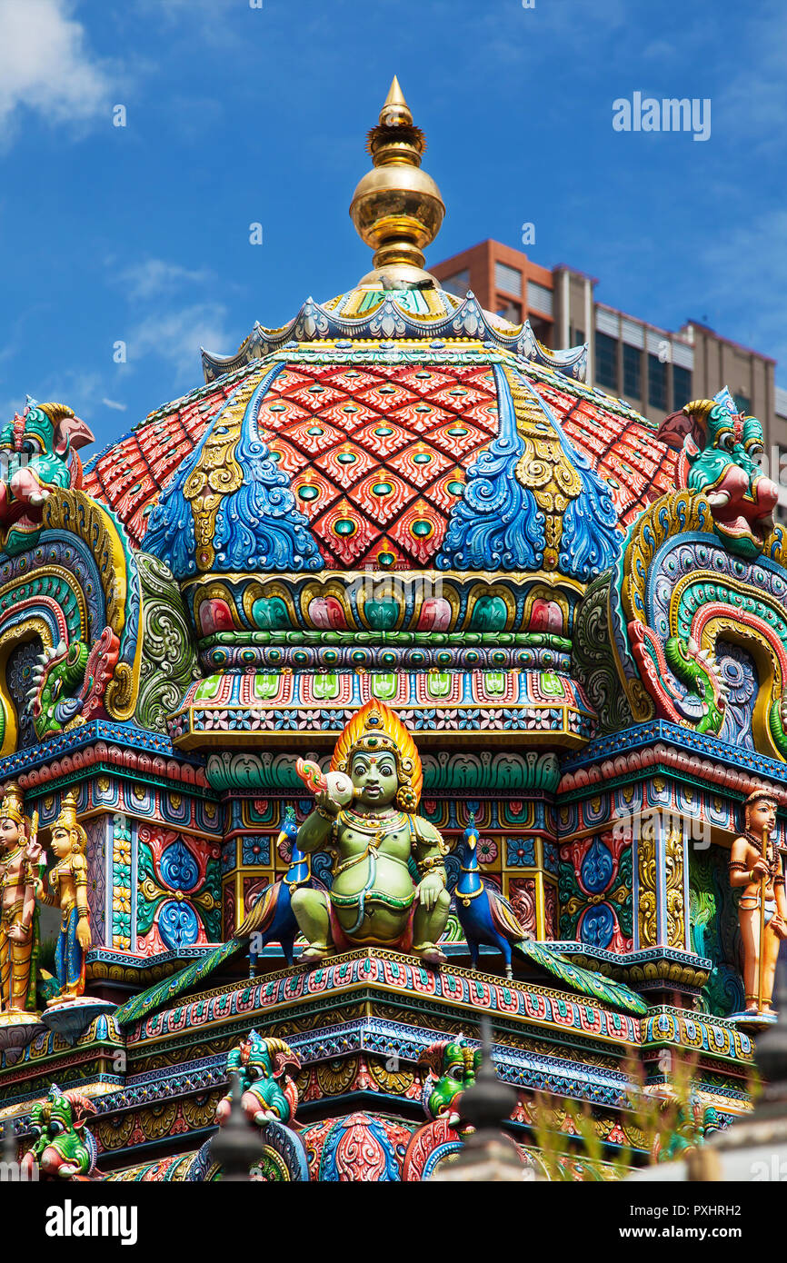Sri Maha Mariamman Temple in Bangkok, Thailand. Stock Photo