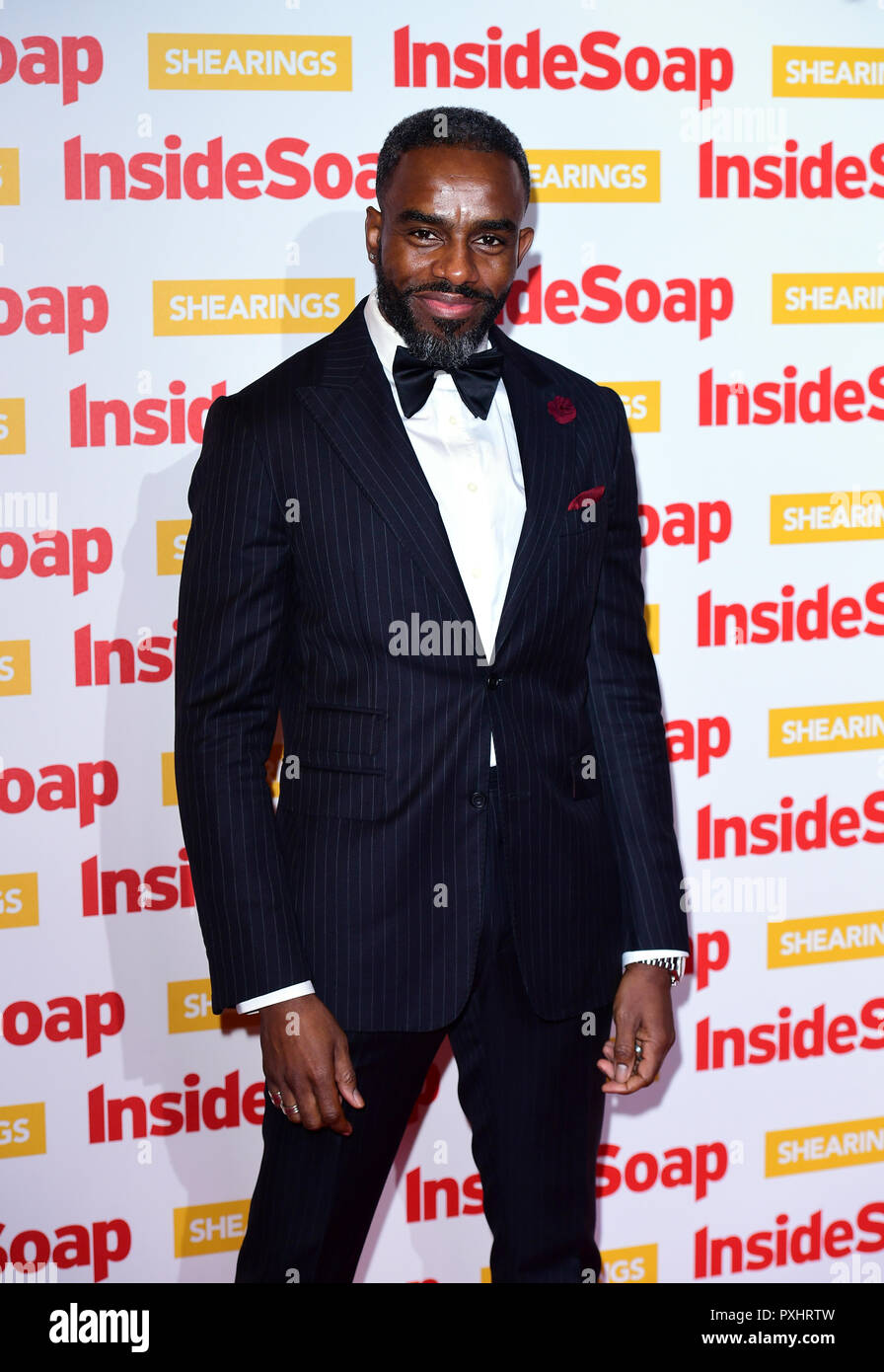 Charles Venn attending the Inside Soap Awards 2018 held at 100 Wardour Street, Soho, London. Stock Photo