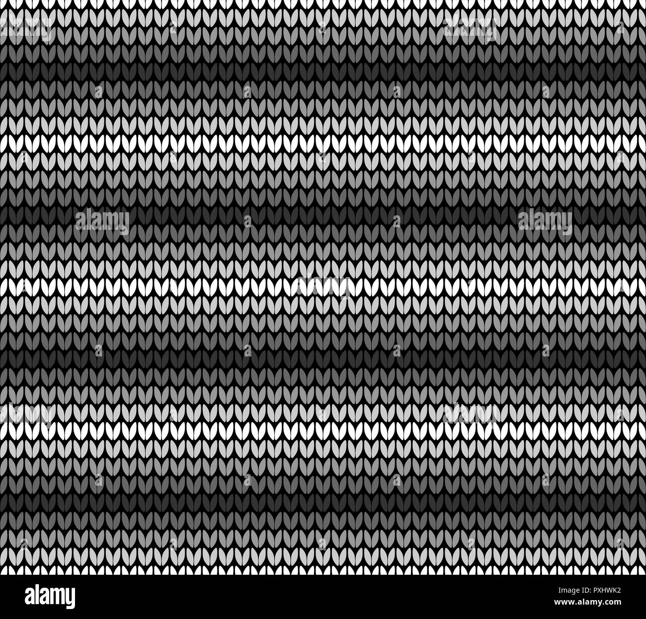 Abstract black gray and white seamless knitting pattern background ...