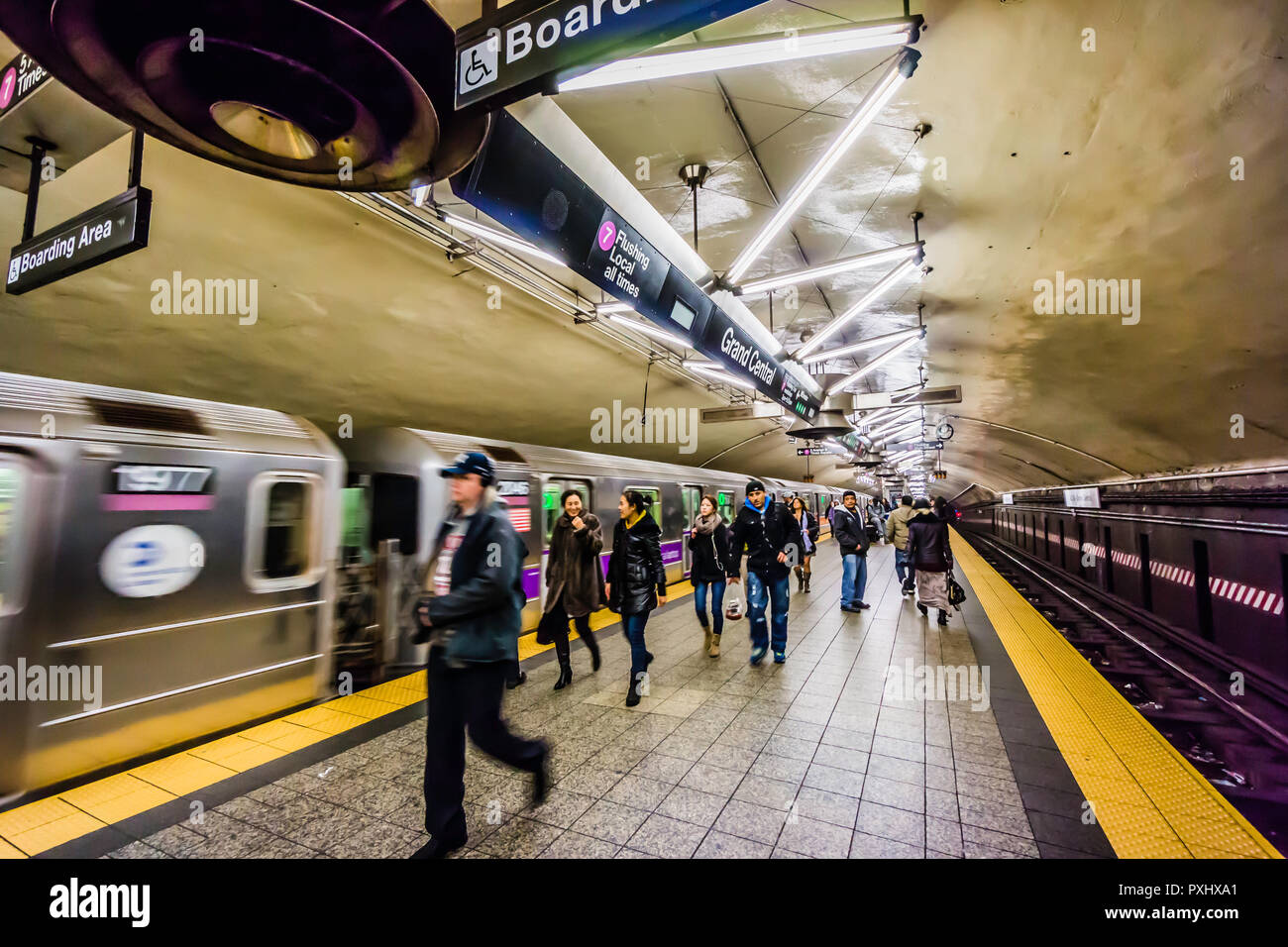 Grand Central 42nd Street Subway Station Manhattan New York, New York, USA Stock Photo Alamy