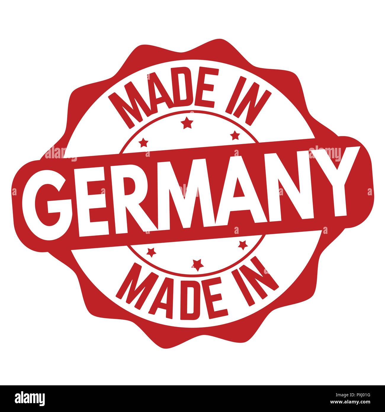 Made in Germany sign or stamp on white background, vector illustration Stock Vector Image & Art