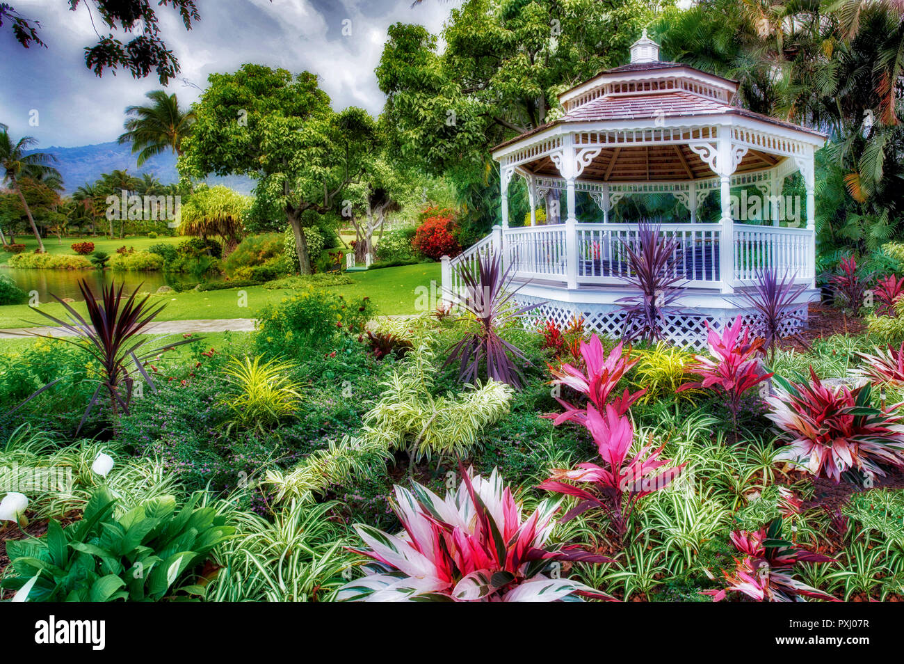 Gardens maui tropical plantation maui hires stock photography and