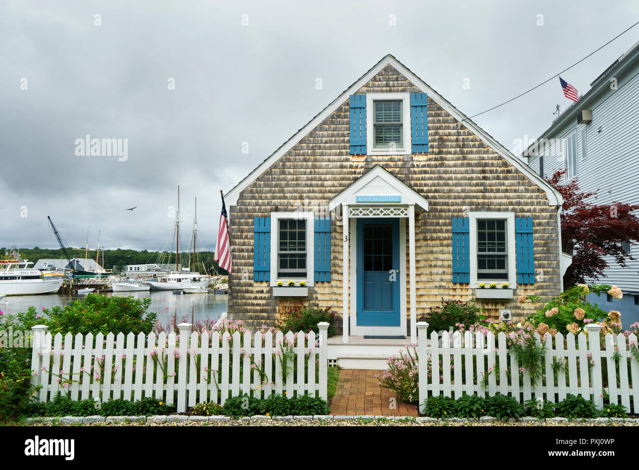 Minnow Cottage, Kennebunkport, Maine, USA Stock Photo Alamy