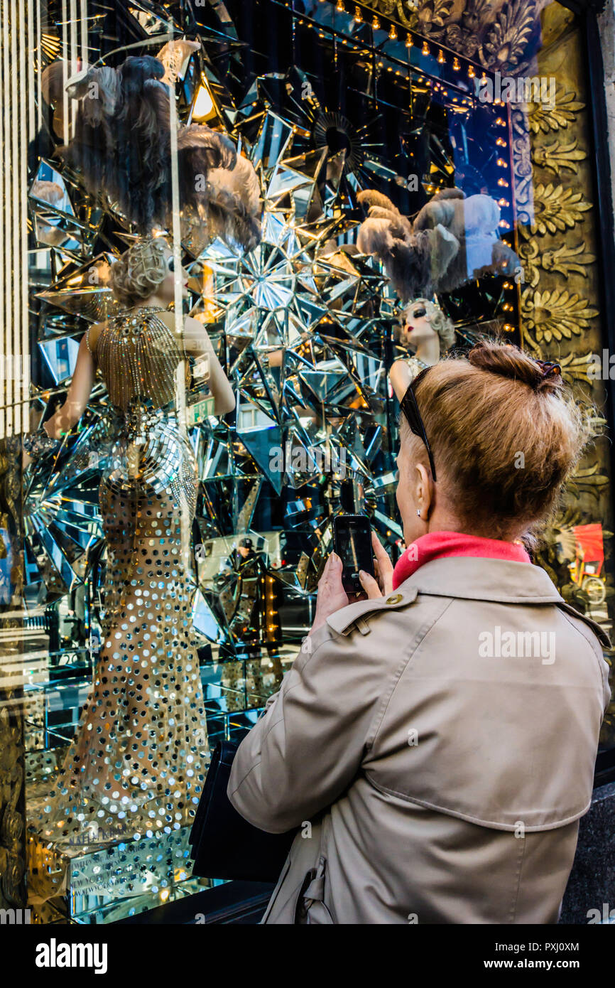 Bergdorf Goodman Fifth Avenue Manhattan   New York, New York, USA Stock Photo