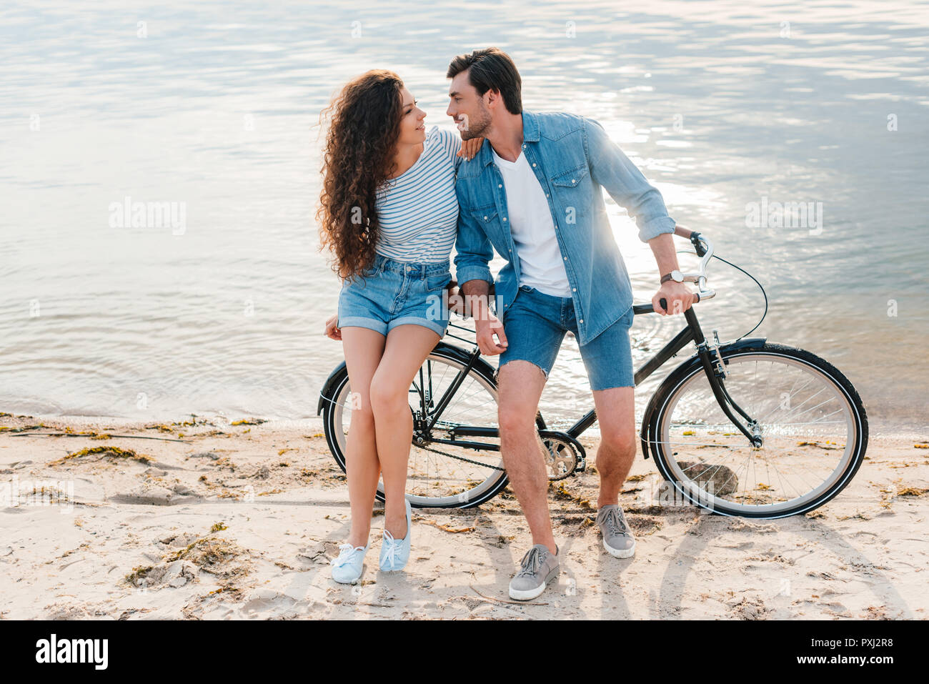 bicycle on beach