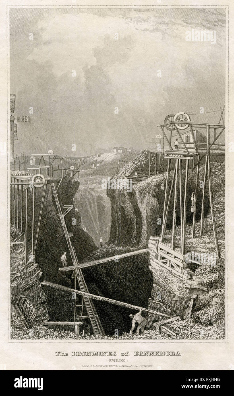 DANNEMORA IRON MINE Stock Photo Alamy