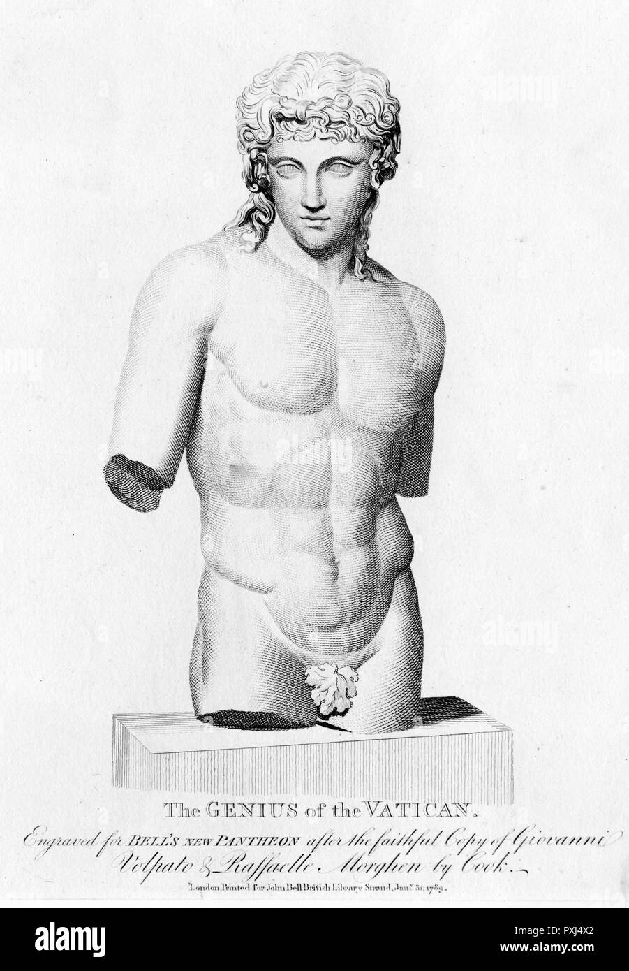 STATUE & FIGLEAF Stock Photo Alamy