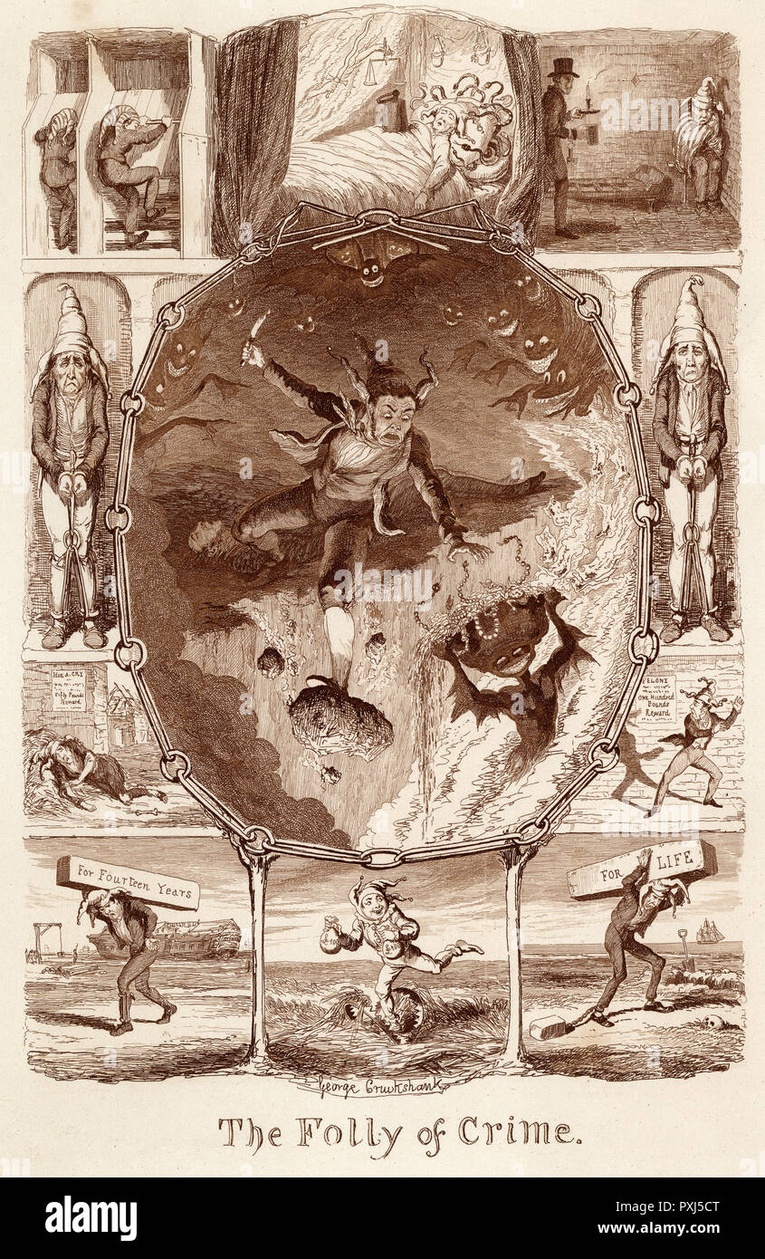 Folly Of Crime A Fool s Life Of Crime Is Depicted His Criminal Acts 