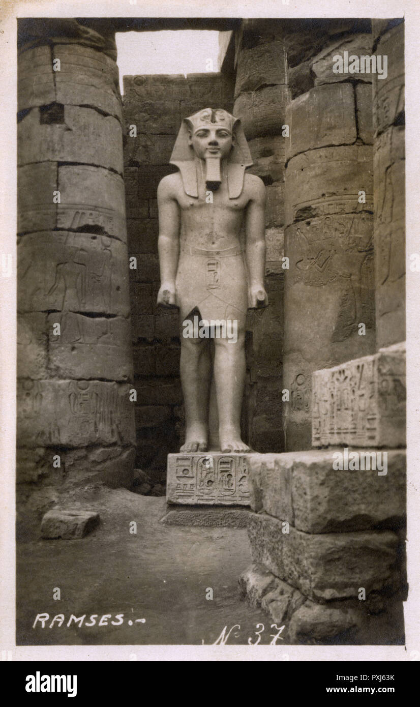Statue of Ramesses II, Luxor, Egypt Stock Photo