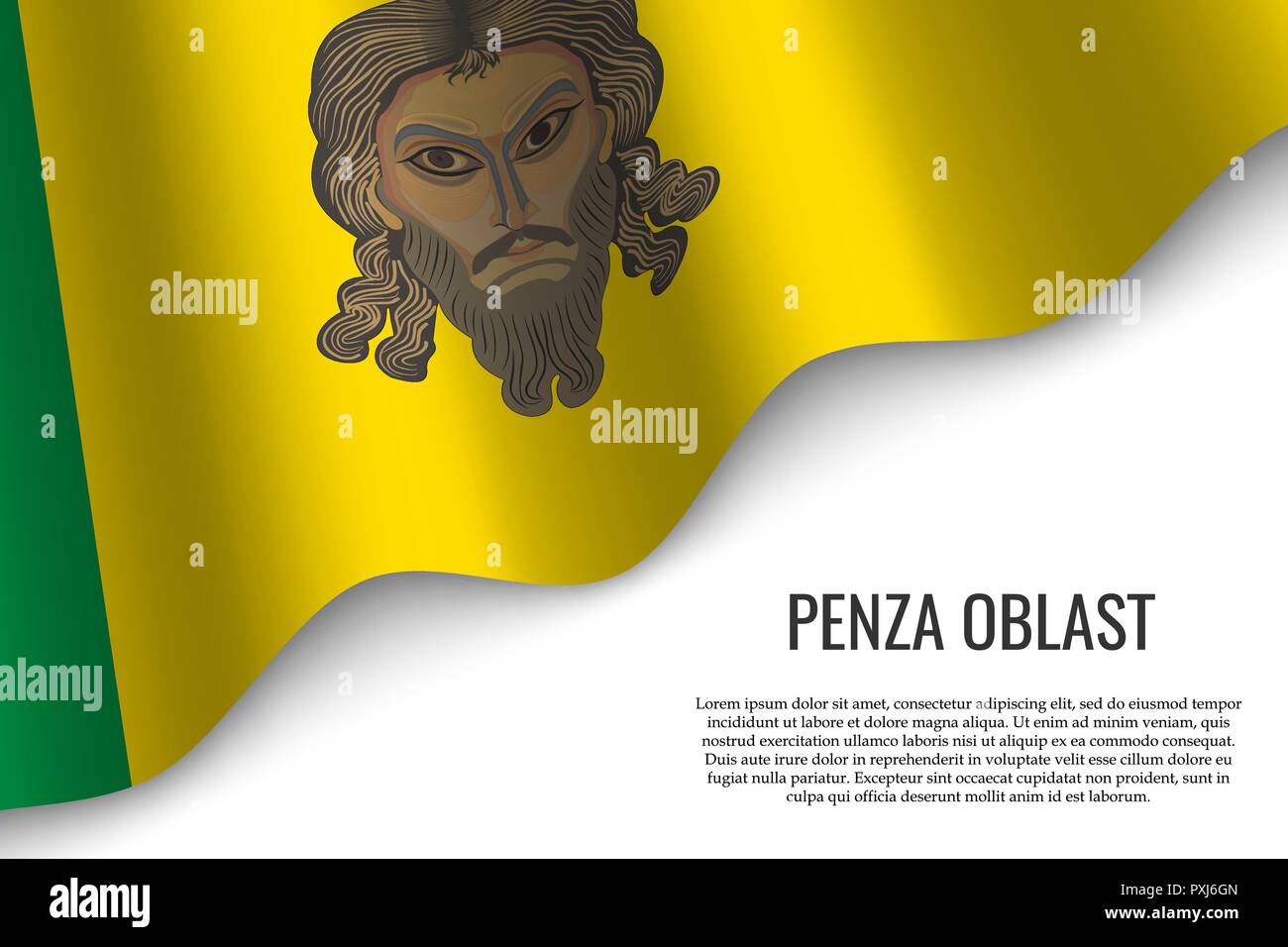 Penza flag Stock Vector Images - Alamy