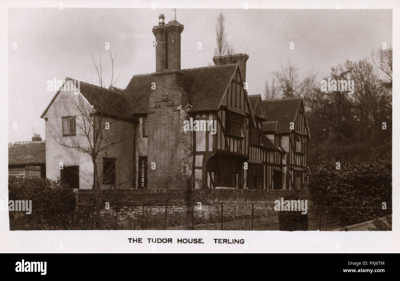 Terling, Essex - The Tudor House Stock Photo