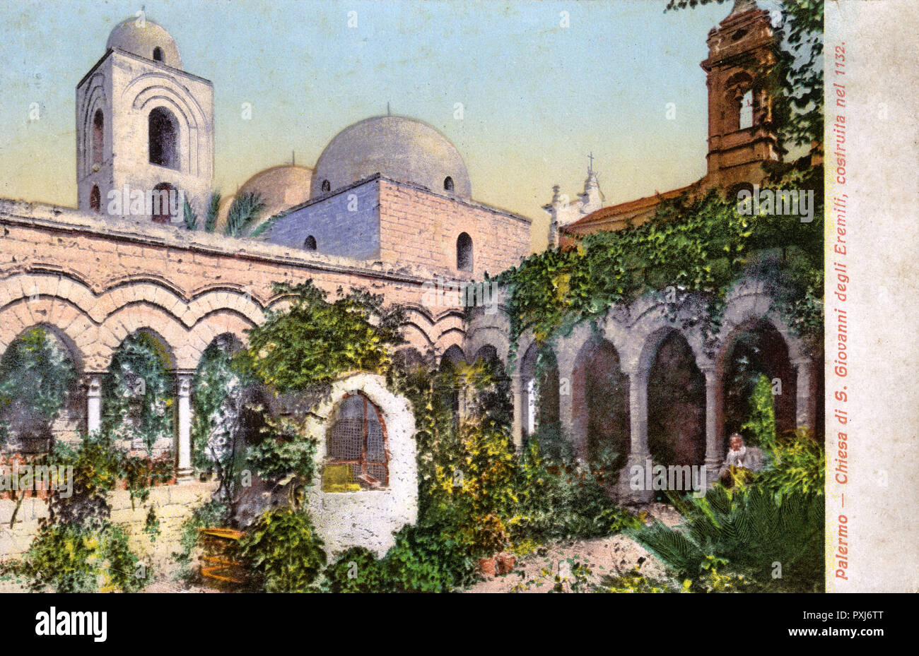 Palermo, Italy - Chiesa di S.Giovanni degli Eremili Stock Photo