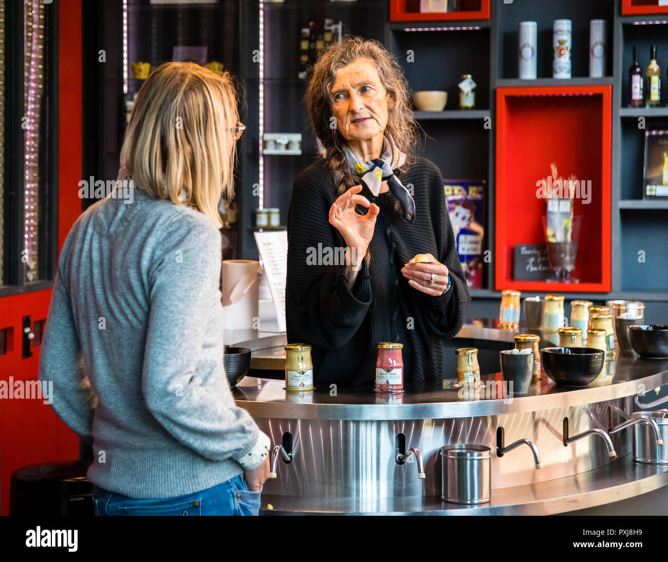 Dijon mustard tasting hi-res stock photography and images - Alamy