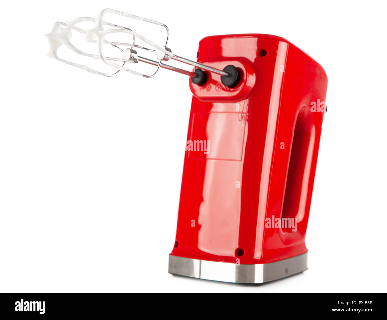 Handheld electric mixer isolated on white background Stock Photo Alamy