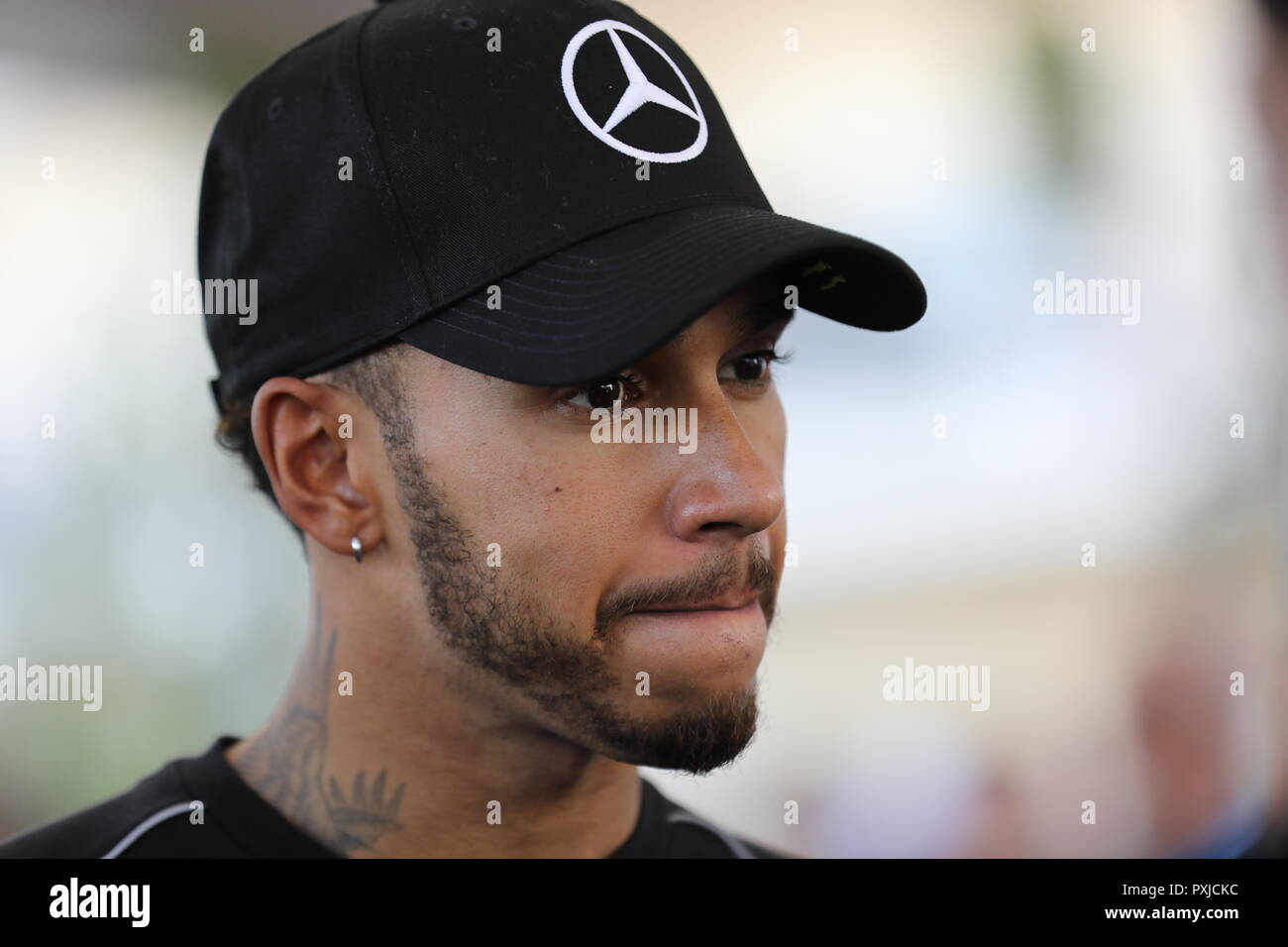 Lewis Hamilton portrait Stock Photo