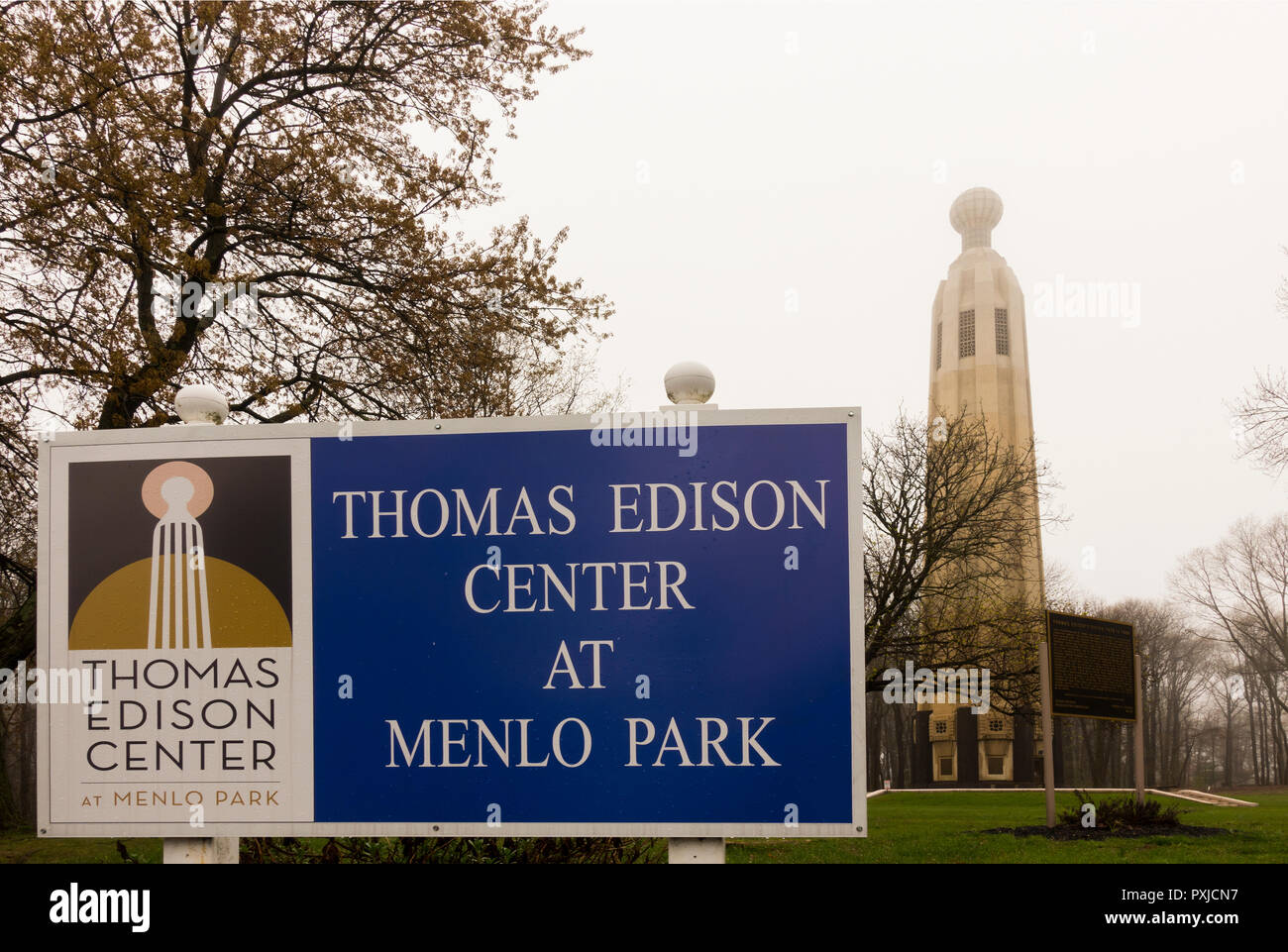 Thomas Edison center at Menlo Park museum Edison NJ Stock Photo