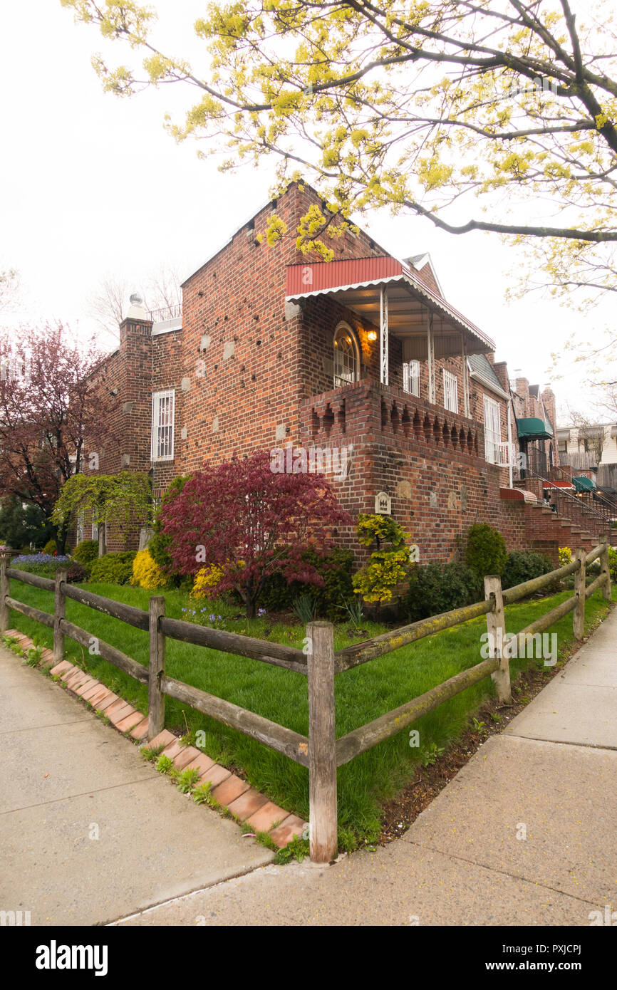 homes Windsor Terrace Brooklyn NYC Stock Photo Alamy