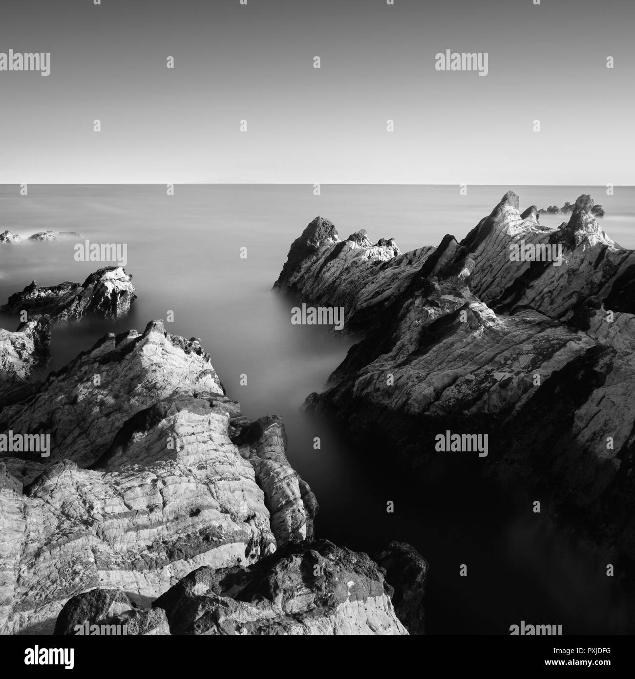 Square rocks Black and White Stock Photos & Images - Alamy