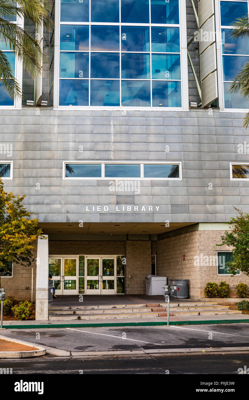 The University of Nevada Las Vegas Stock Photo