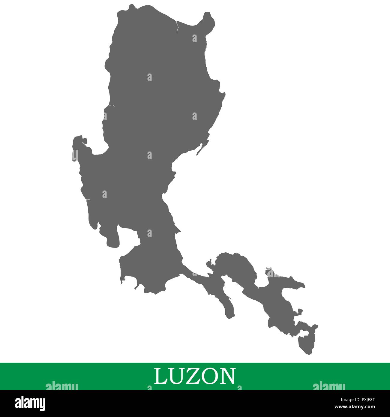 Island Of Luzon Map High Quality Map Of Luzon Is The Island Of Philippines Stock Vector Image &  Art - Alamy