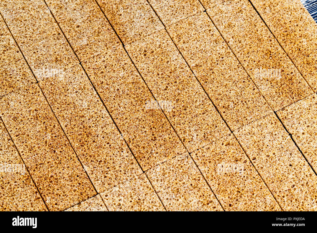 packed in rows crispy rye flour, useful food closeup Stock Photo - Alamy