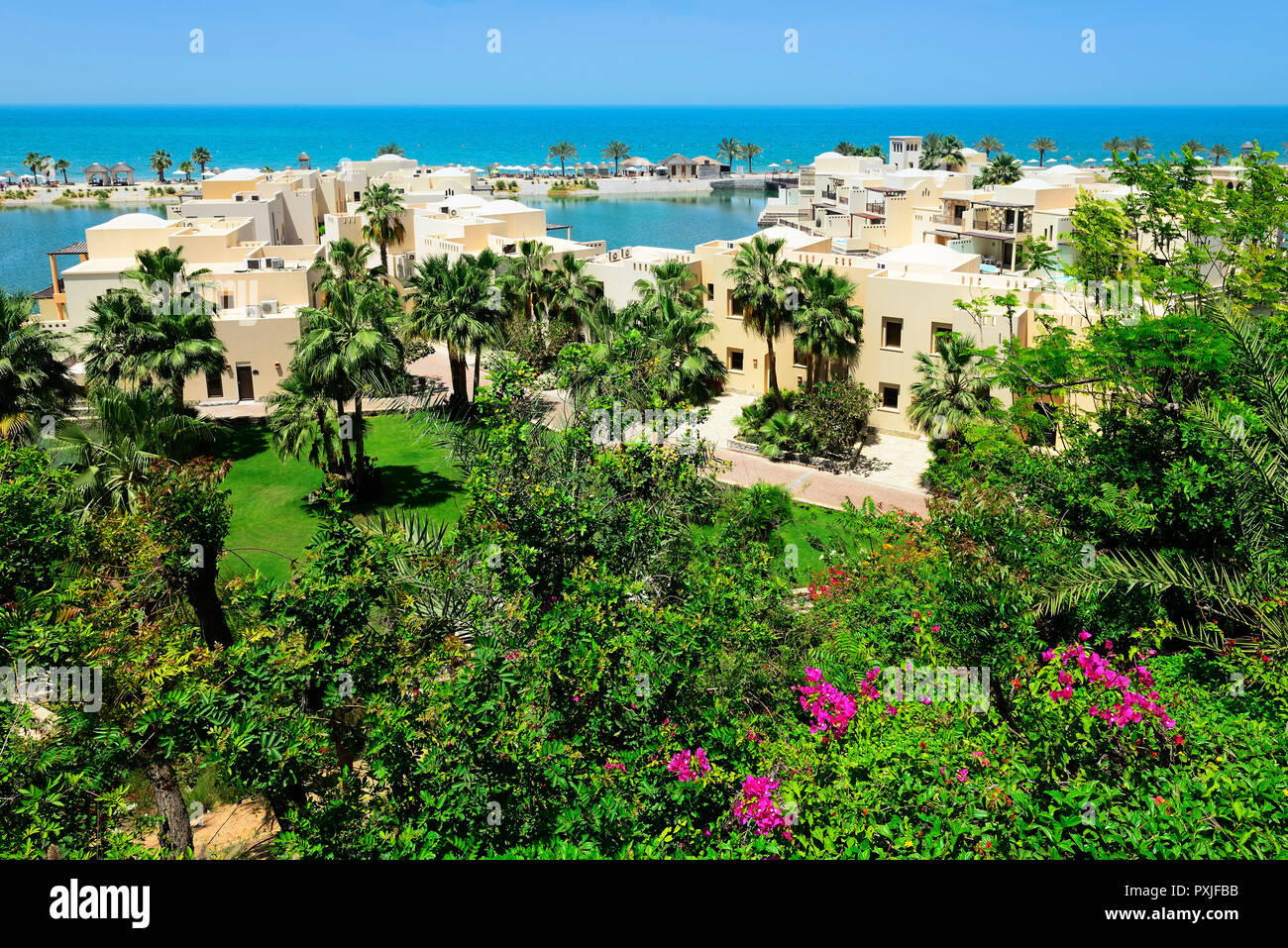 Hotel Cove Rotana, Ras al Khaimah, United Arab Emirates Stock Photo - Alamy