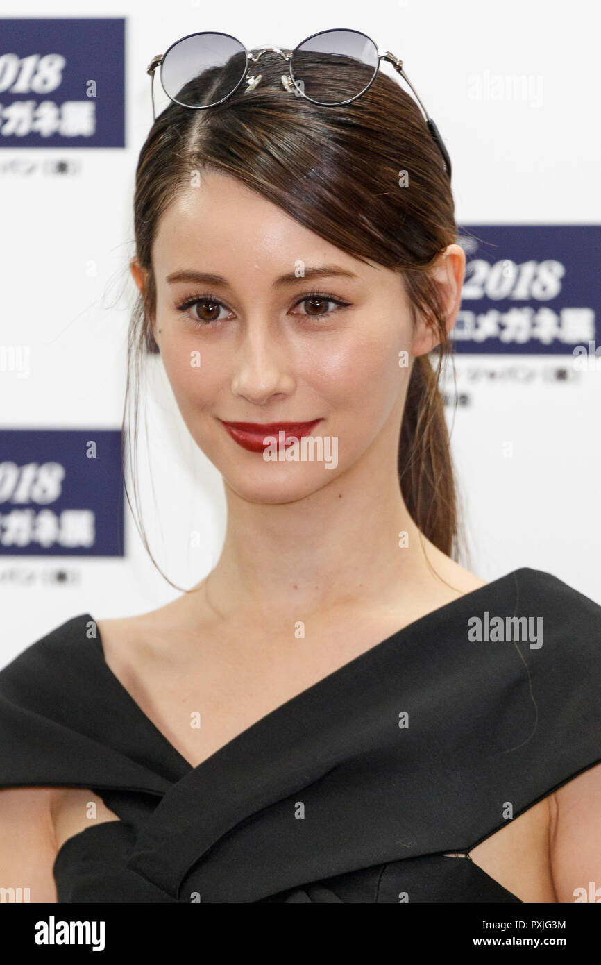 Tokyo, Japan. 22nd Oct, 2018. Japanese model and talent Akemi