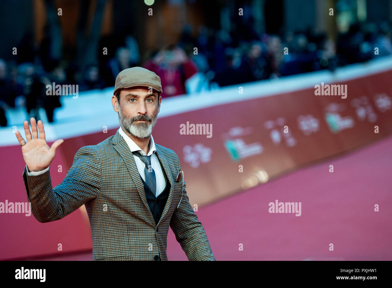 Rome, Italy, 22nd October, 2018. Actor and model Raz Degan attends the Red Carpet during the 13th Rome Film Fest at Auditorium Parco Della Musica on 22 October 2018.. Photo by Giuseppe Maffia Credit: Giuseppe Maffia/Alamy Live News Stock Photo