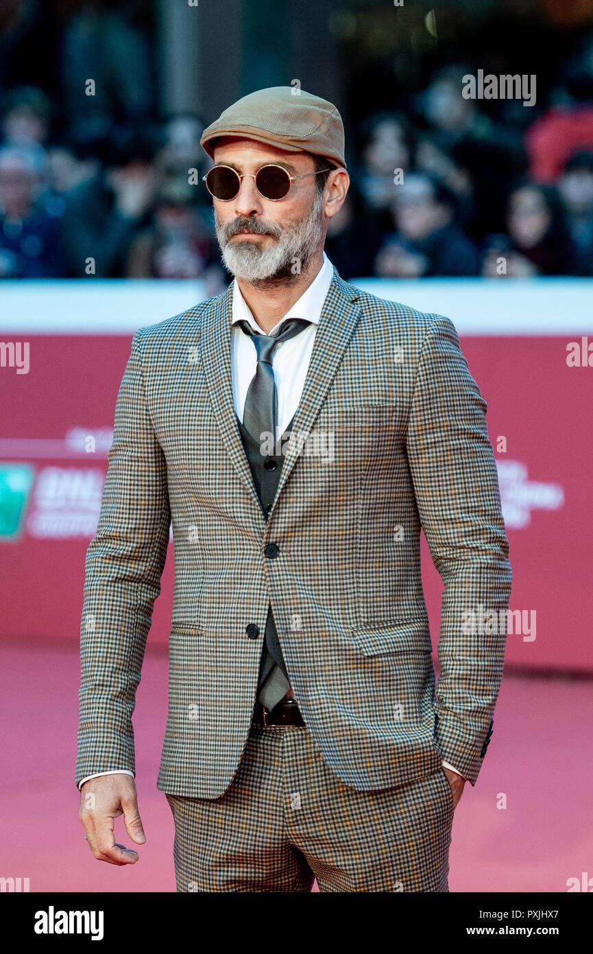 Rome, Italy, 22nd October, 2018. Actor and model Raz Degan attends the Red Carpet during the 13th Rome Film Fest at Auditorium Parco Della Musica on 22 October 2018.. Photo by Giuseppe Maffia Credit: Giuseppe Maffia/Alamy Live News Stock Photo
