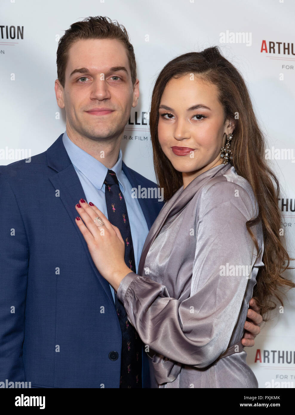 Solea Pfeiffer (R) attends 2018 Arthur Miller Foundation Honors Gala at  City Winery (Photo by Lev Radin  Pacific Press Stock Photo - Alamy