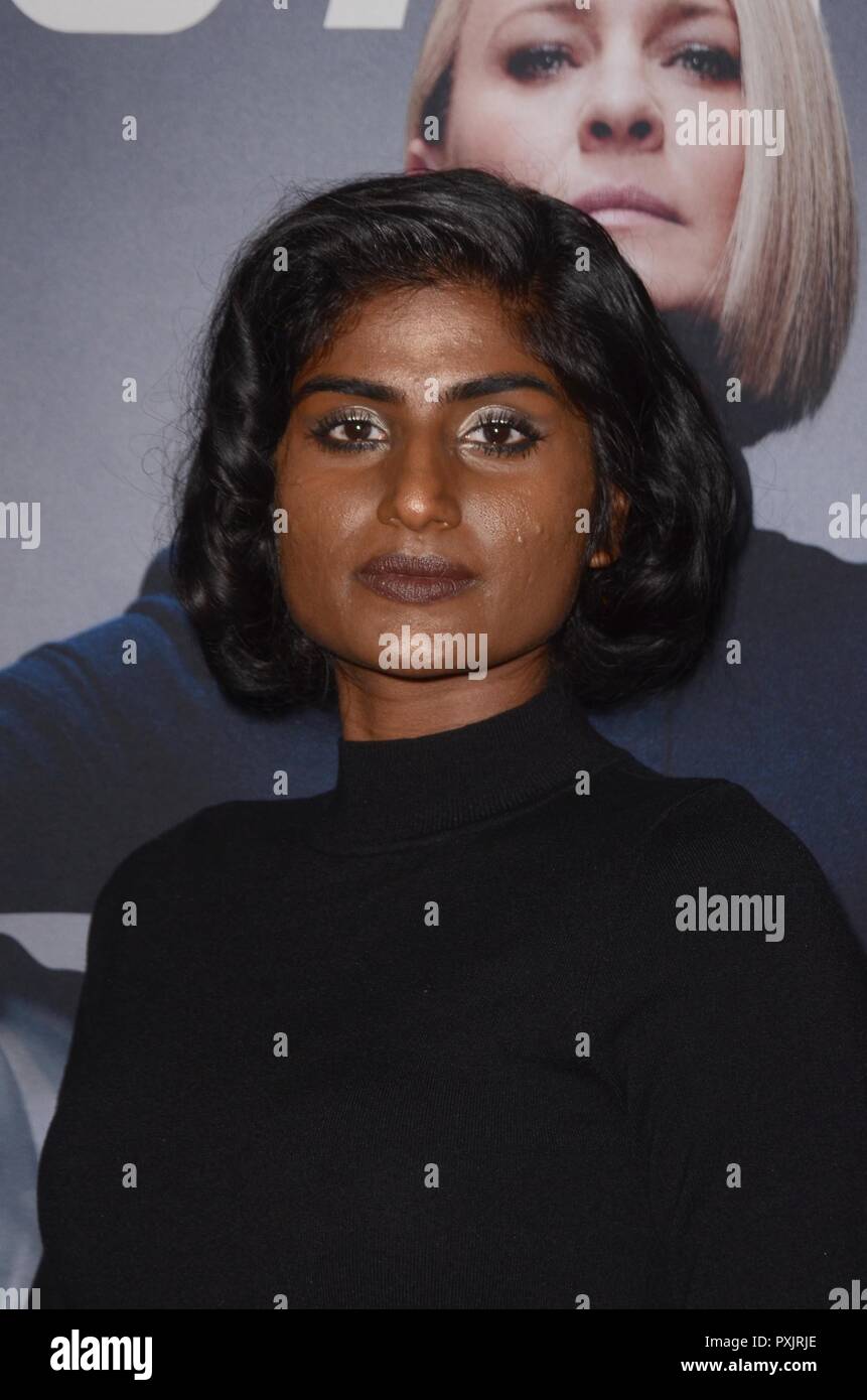 Kumari at arrivals for HOUSE OF CARDS Season 6 Premiere, The DGA Theater, Los Angeles, CA October 22, 2018. Photo By: Priscilla Grant/Everett Collection Stock Photo