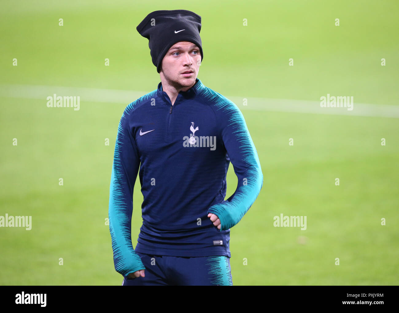 Eindhoven, Netherlands. October 23. 2018 Tottenham Hotspur's Kieran Trippier during Tottenham Hotspur training session ahead of the UEFA Champions League Group B match against PSV Eindhoven at Phillips stadium, in Eindhoven, Netherlands, on 23 Oct , 2018  Credit Action Foto Sport Credit: Action Foto Sport/Alamy Live News Stock Photo
